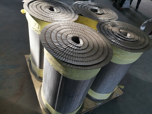 OEM SS304 Balıksırtı Konveyör Bant Gıda Güvenli