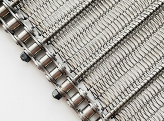 OEM Metal Paslanmaz Çelik Tel Bant Petek Konveyör Bant