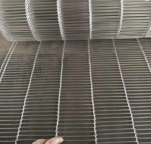 Konveyör için Düz Flex Metal Gıda İşleme Hasır Bant Teli