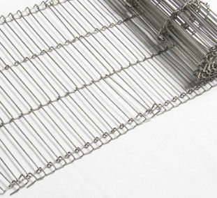 Kalite  Flat Flex 304 Stainless Steel Food Conveyor Belt Wire Mesh Fabrika