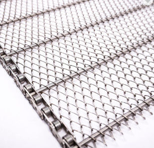Kalite  High Temperature Resistance Chain Drive Flat Flex Belt Wire Mesh for Conveyor Fabrika