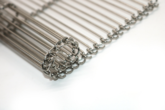 Bileşik Dengeli Fırın Konveyör Bant Mesh Metal