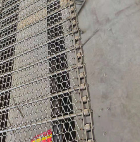 Özelleştirilmiş Gıda Sınıfı 304 SS Hasır Konveyör Bant Metal Zincir Bağlantısı