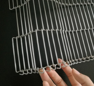 Gıda Ekipmanları İçin Enrober Flat Flex Hasır Fırın Konveyör Bant