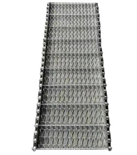1mx0.6m Metal Elmas Hasır Çelik Tel Konveyör Bant