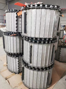 Chip için Galvanizli Paslanmaz Çelik Levha Zincirli Konveyör Bant