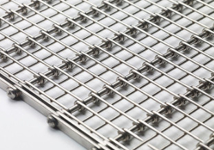 Konveyör Bant için SUS302 Paslanmaz Çelik Esnek Metal Hasır Tel 2 X 2