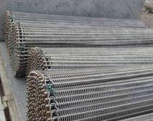 Tiande Paslanmaz Çelik Zincir Düz Esnek Bant Metal Bantlı Konveyör Mesh