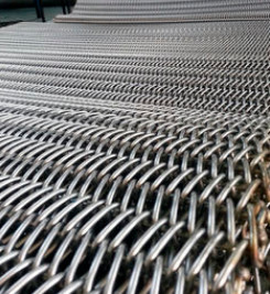 Tiande Paslanmaz Çelik Zincir Düz Esnek Bant Metal Bantlı Konveyör Mesh