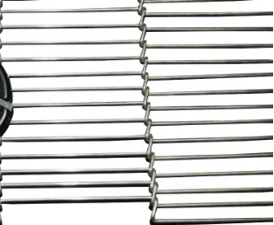 Gıda Sınıfı SUS304 Pizza Konveyör Bant Düz Esnek Metal Hasır
