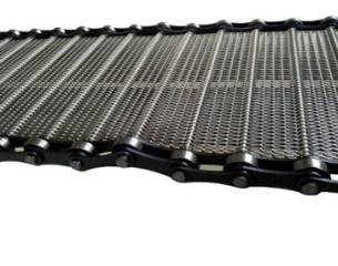 Kuru Kuruyemiş Kavurma Makinesi için SS 304 Düz Dokuma Hasır Düz Hasır Kemer