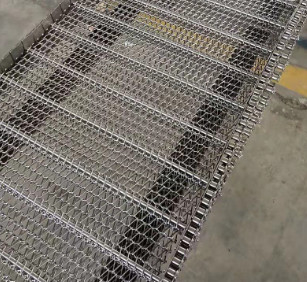 Çift Kıvrımlı Dokuma Tel Paneller Hasır Sac Konveyör Bant 1mx0.6m