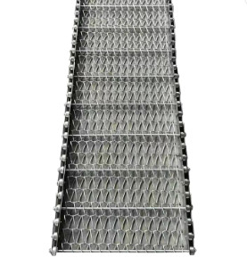 Çift Kıvrımlı Dokuma Tel Paneller Hasır Sac Konveyör Bant 1mx0.6m