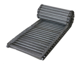 Dondurucu için Yüksek Çekme 304 Zincir Bağlantı Galvanizli Dokuma Hasır Konveyör Bant