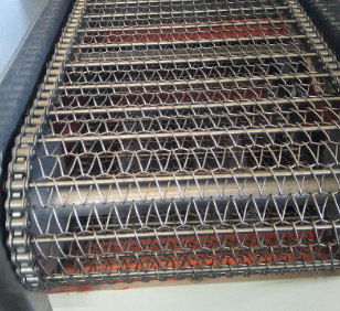 Yumurta Tepsi Kurutucular için 316 Paslanmaz Çelik Genişletilmiş Metal Elmas Hasır Tel Konveyör Bant