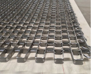 20cm-200cm Paslanmaz Çelik Konveyör Bant Duvar Kaplama Metal Hasır