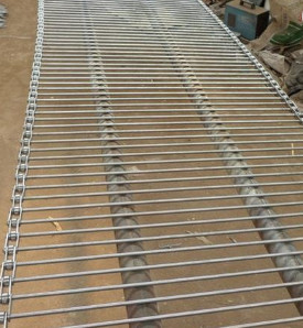 Konveyör için Düz Flex Metal Gıda İşleme Hasır Bant Teli