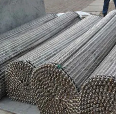 Konveyör Bant için Isıya Dayanıklı İnce Metal Hasır Sac Tel Kumaş