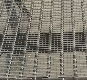 Zincir Bağlantı Kenarı Göz Esnek Konveyör Paslanmaz Çelik Hasır Bant