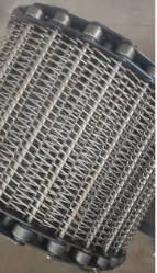 Paslanmaz Çelik Unichain Modüler Zincir Örgü Kemer 1.2mm 1.4mm