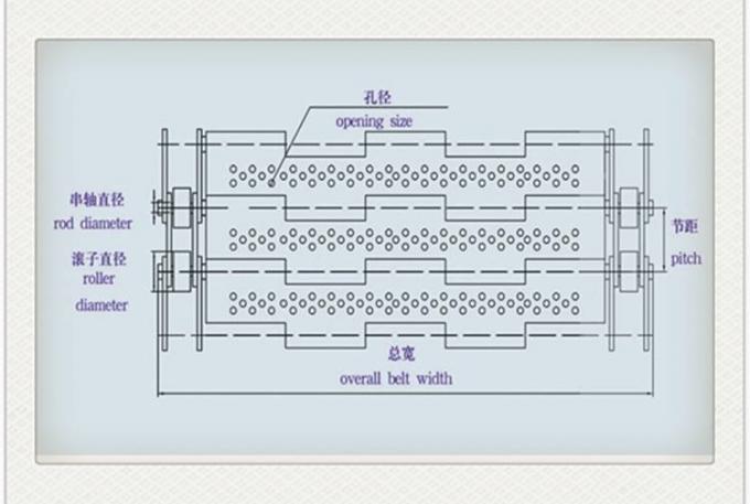 Galvanizli Nal Menteşeli Paslanmaz Çelik Konveyör Bantlı Tel Net 7
