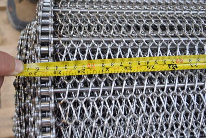 Özel Korozyon Direnci Meyve Çikolata Konveyör Bantlı Zincir Tahrikli 8